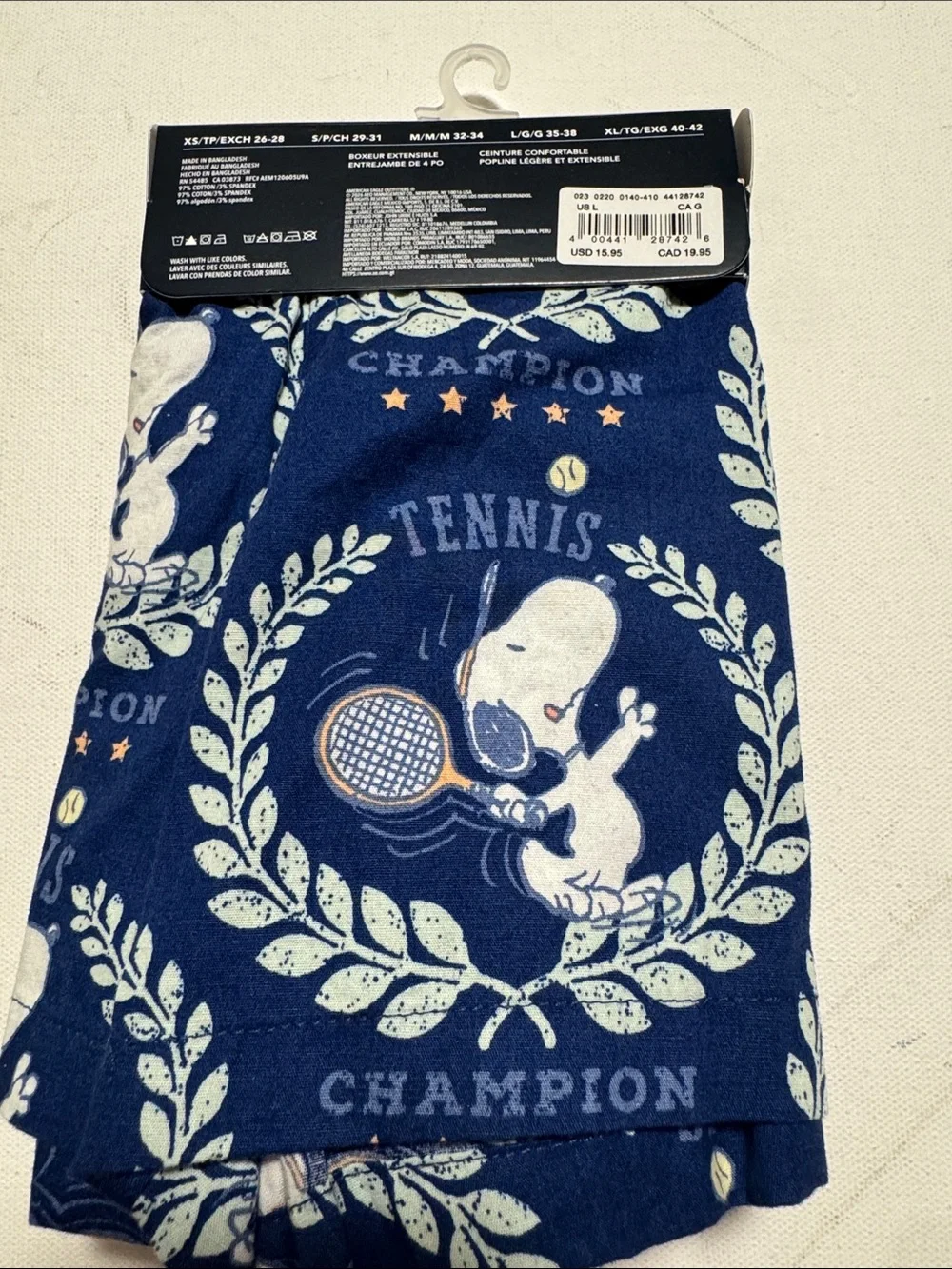 Snoopy Boxers Mens Large American Eagle